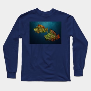 Steampunk Fish #3 Long Sleeve T-Shirt